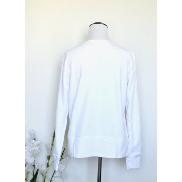 Polo Ralph Lauren Sweatshirt Spellout Logo White SZ XS - Picture 3 of 7
